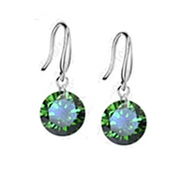 Size: 9mm - Medium,Color: Green Emerald - Colorful Diamond in the Sky - Drilled Crystal Diamond in  K290-1261821232
