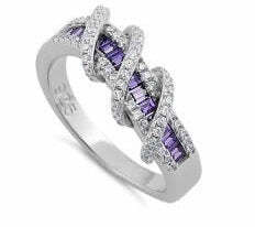 Color: PURPLE,Size: 9 - Prosper Rings In Various Colors And Combinations K290-47681769308433