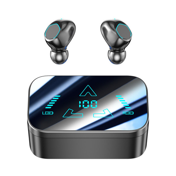 M48 Wireless Earbuds Ultra Long Playtime Headphones With Power Display Charging Case Sweatproof Ear K484-PEL_0R9Z49TA