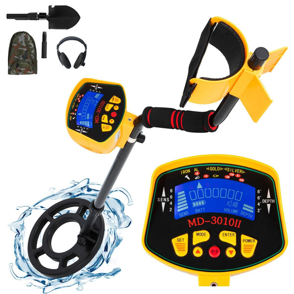 Metal Detector Waterproof Disc Metal detectors Underwater Underground high Accuracy LCD Display Met E415-JSTCQMD30104JT001V0