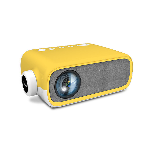 Color: YellowYG280, Model: Uk - ED Projector 1080P video projector Q119-CJXFJTTY00062-YellowYG280-Uk