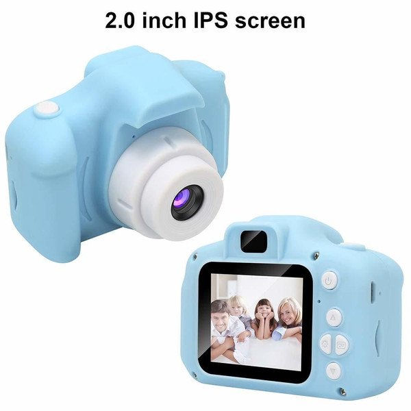 Kids Digital Video Camera Mini Rechargeable Children Camera Shockproof 8MP HD Toddler Cameras Child K484-PEL_08WCIOJV