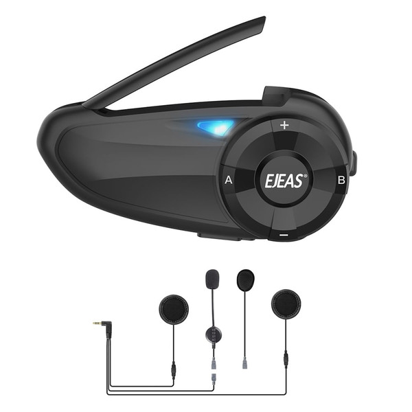 Q7 Bluetooth Motorcycle Helmet Headset 800 Meters 7 Riders Wireless Noise Reduction Intercom Black K484-PAU_0IG66VYG