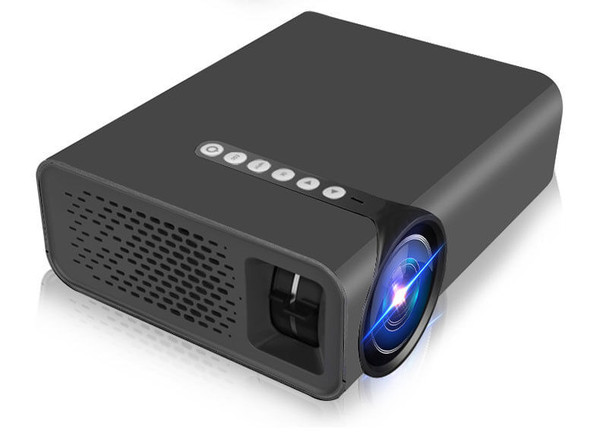 YG520 Snyc Display Smartphone Projector Mini LCD LED 1080P HDMI USB AV SD Home Theater  black_EU Pl K484-PEL_0C6PZ6JT