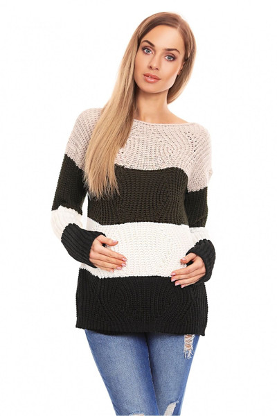 multicolor - Pregnancy sweater model 132018 PeeKaBoo U704-132018