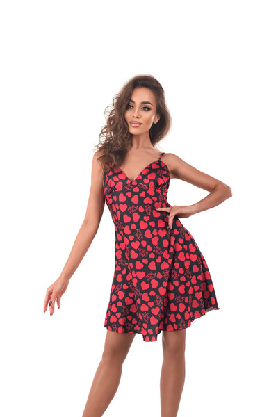 red - Sexy shirt model 181809 Anais U704-181809