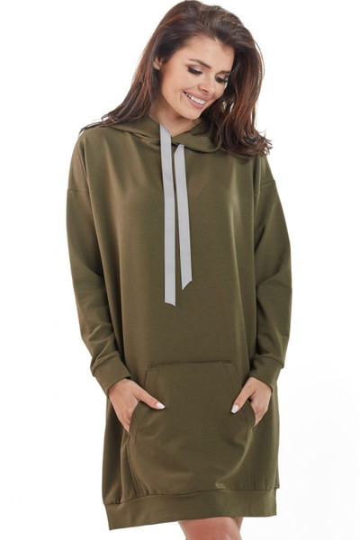 green - Sweatshirt model 139972 awama U704-139972