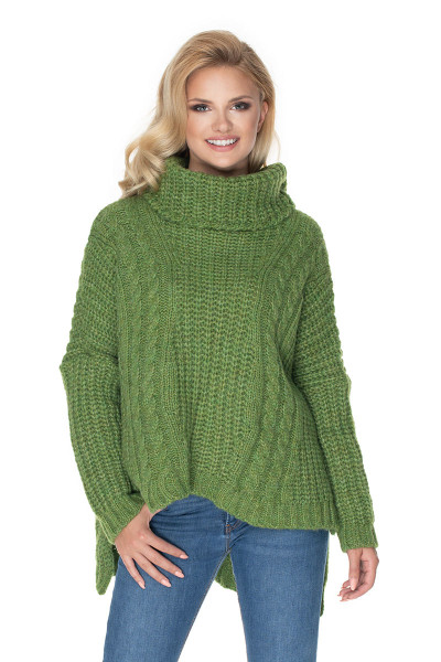 green - Turtleneck model 135313 PeeKaBoo U704-135313