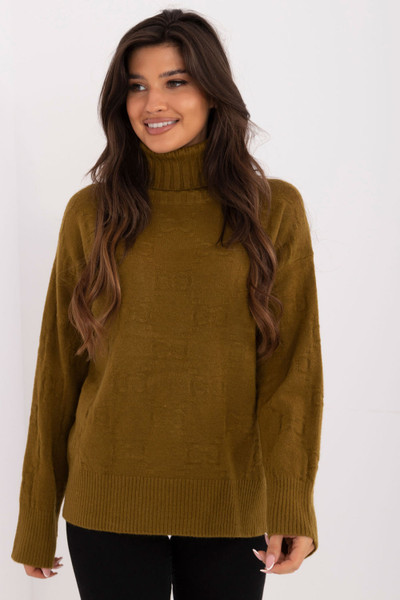 green - Turtleneck model 199432 AT U704-199432