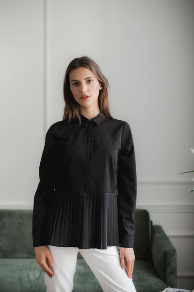 black - Blouse model 143891 Lenitif U704-143891