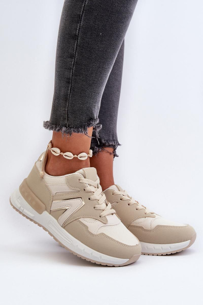 beige - Sport Shoes model 198217 Step in style U704-198217