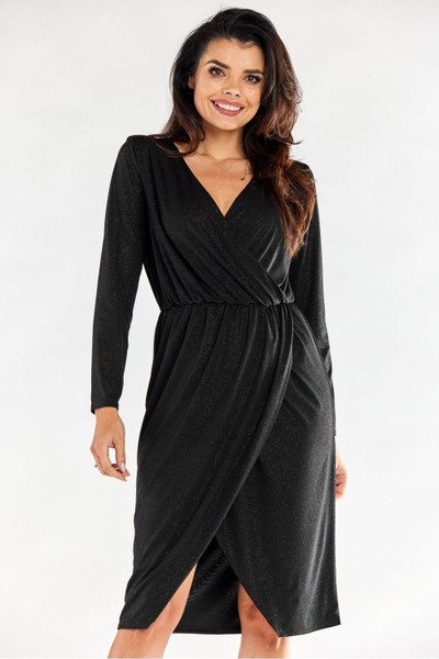 black - Evening dress model 174389 awama U704-174389