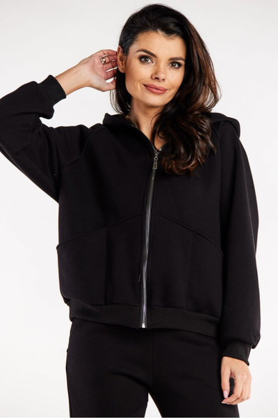black - Sweatshirt model 188032 Infinite You U704-188032