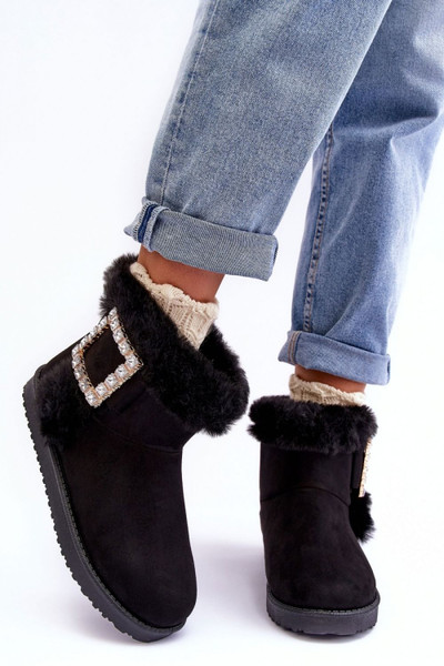 black - Snow boots model 186407 Step in style U704-186407
