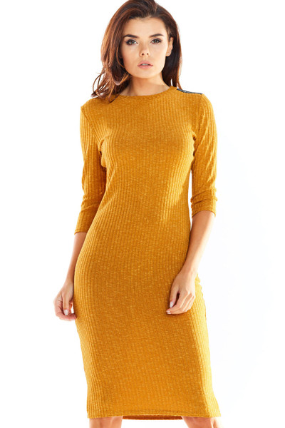 brown - Daydress model 139520 awama U704-139520