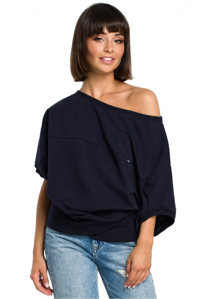 navy blue - Sweatshirt model 118598 BeWear U704-118598