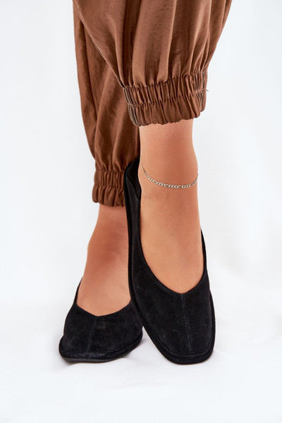 black - Ballet flats model 211131 Step in style U704-211131