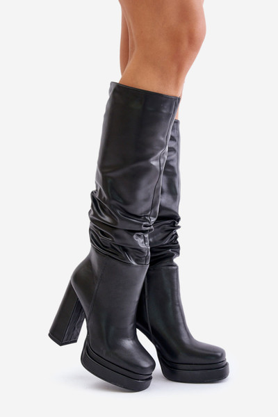 black - Heel boots model 202604 Step in style U704-202604