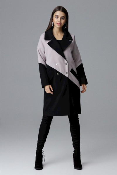 black - Coat model 124374 Figl U704-124374