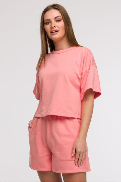 pink - Sweatshirt model 211523 BeWear U704-211523