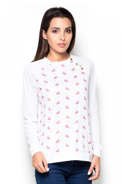 white - Blouse model 63857 Katrus U704-63857