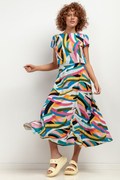 multicolor - Skirt model 198531 Tessita U704-198531