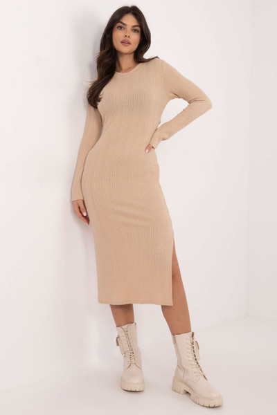 beige - Daydress model 203017 Lakerta U704-203017