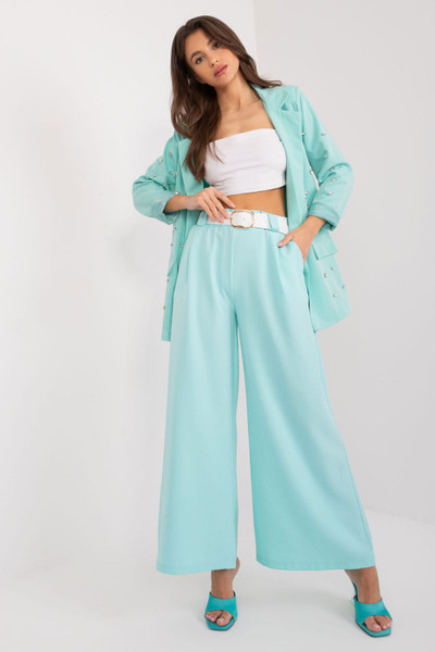 green - Women trousers model 195317 Italy Moda U704-195317