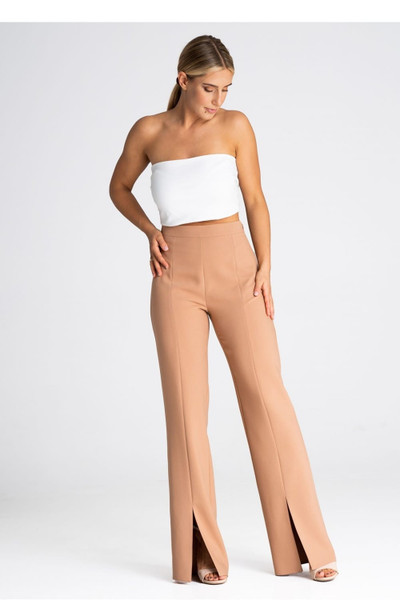 brown - Women trousers model 190913 Figl U704-190913