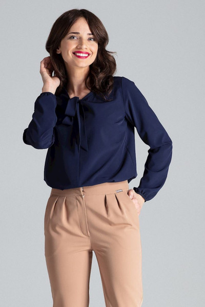 navy blue - Blouse model 130963 Lenitif U704-130963