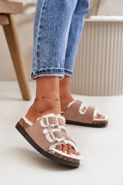 beige - Slippers model 199900 Step in style U704-199900