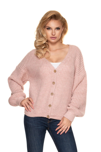 pink - Cardigan model 156914 PeeKaBoo U704-156914