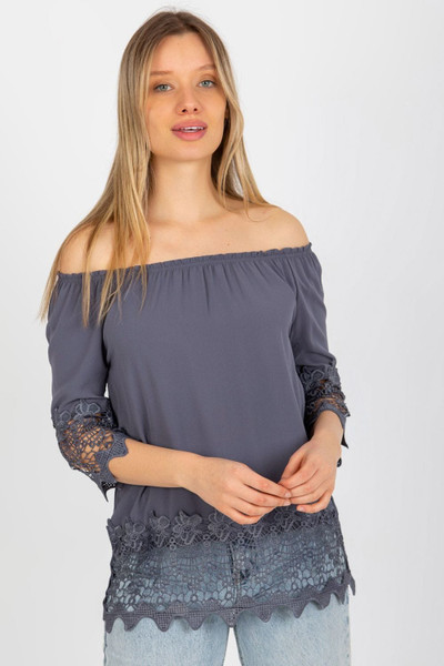 grey - Blouse model 176733 Lakerta U704-176733