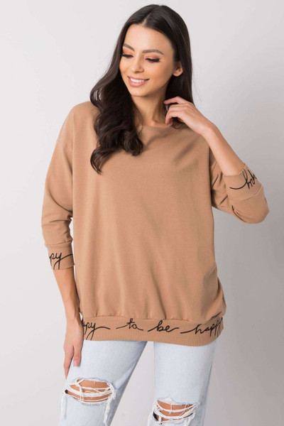 brown - Sweatshirt model 160066 Relevance U704-160066