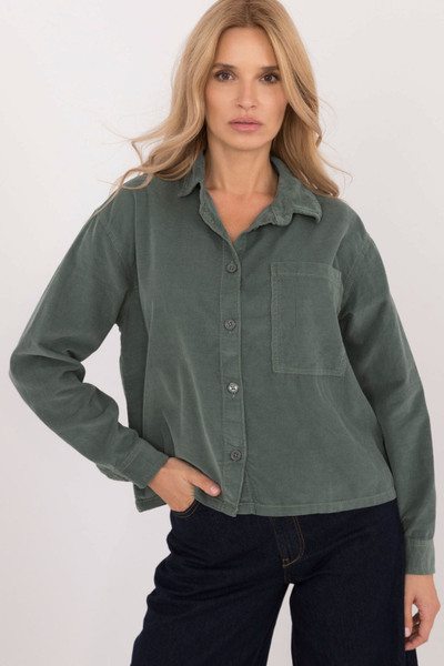 green - Long sleeve shirt model 200435 Sublevel U704-200435