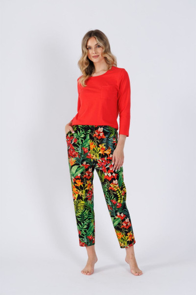 red - Pyjama model 199788 M-Max U704-199788