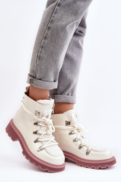 white - Trapper shoes model 190717 Step in style U704-190717