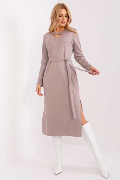 beige - Daydress model 188801 Lakerta U704-188801