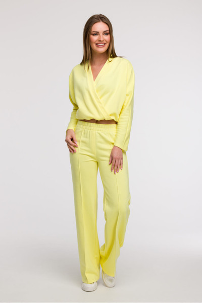 yellow - Tracksuit trousers model 211512 BeWear U704-211512