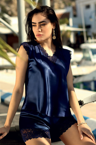 navy blue - Sexy set model 155720 DKaren U704-155720
