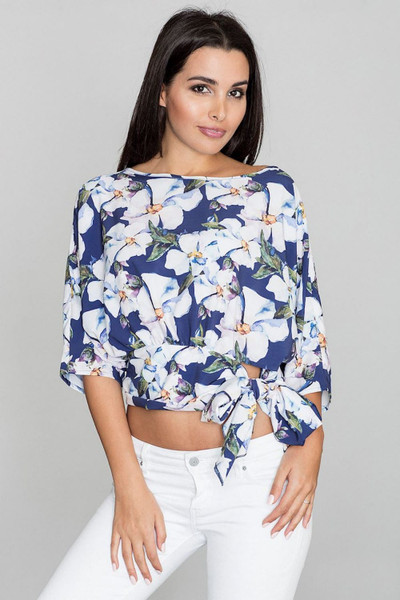 blue - Blouse model 111056 Figl U704-111056
