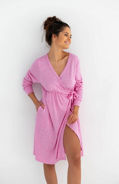 pink - Bathrobe model 168854 Sensis U704-168854