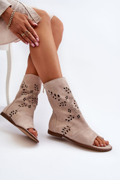 beige - Sandals model 194672 Step in style U704-194672