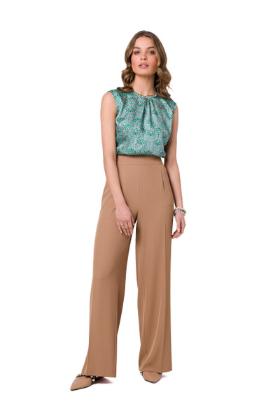 beige - Women trousers model 177227 Stylove U704-177227