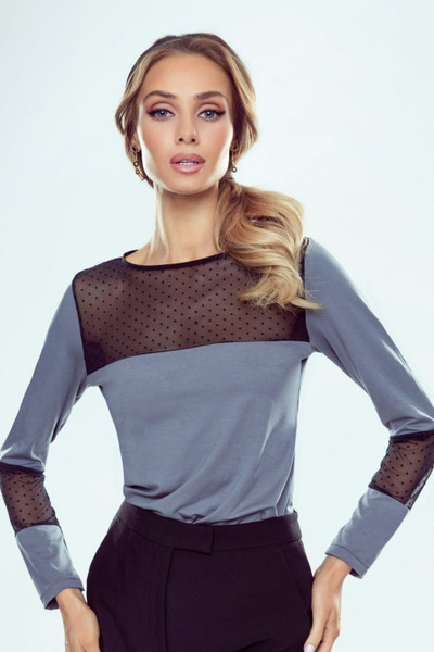 grey - Blouse model 161272 Eldar U704-161272