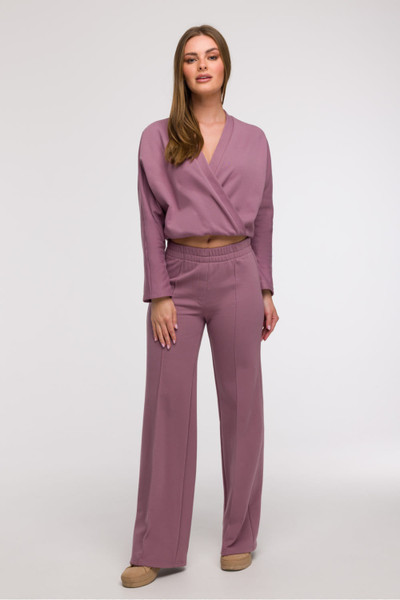violet - Tracksuit trousers model 211507 BeWear U704-211507