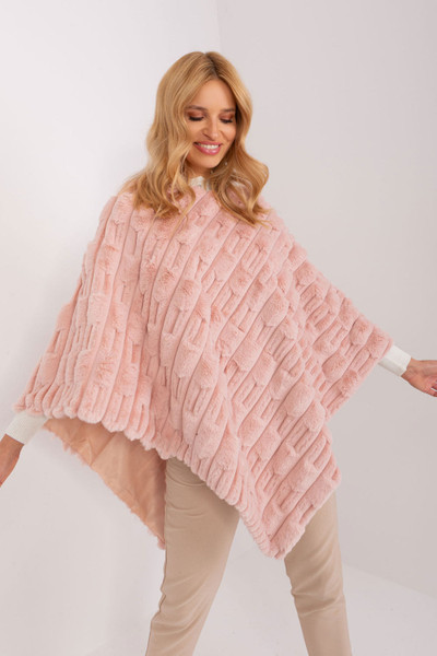 pink - Poncho model 190859 AT U704-190859