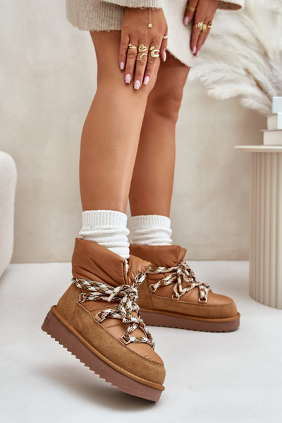 brown - Snow boots model 202208 Step in style U704-202208