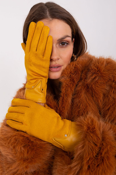 yellow - Gloves model 189549 AT U704-189549