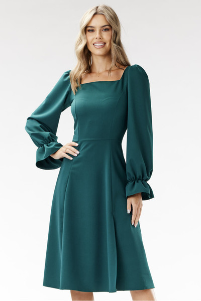 green - Cocktail dress model 204268 awama U704-204268